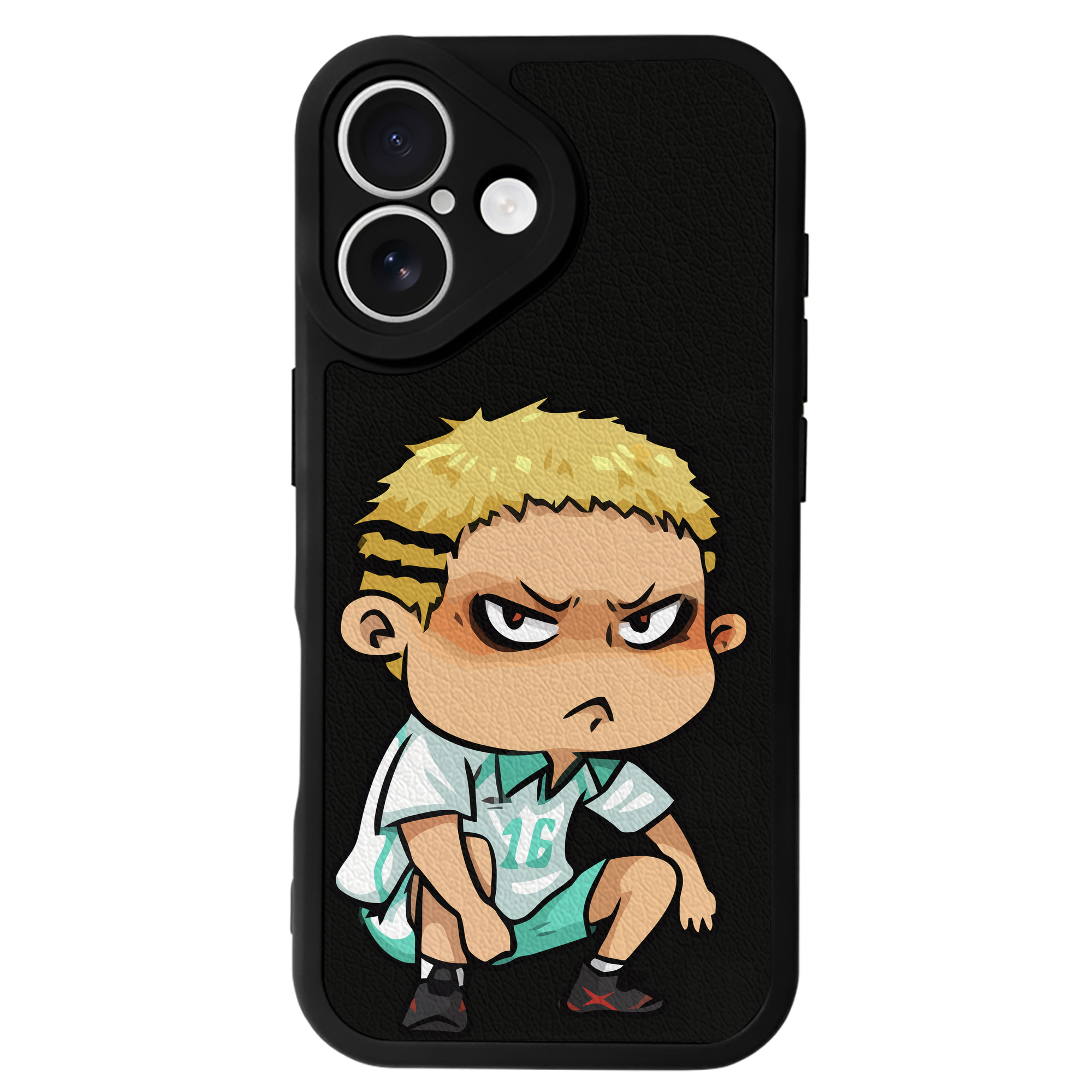 （画像用） ハイキュー!! Haikyu!! 【iPhone 16シリーズ対応】シリコンスマホケース（レザー調） 材質：シリコン